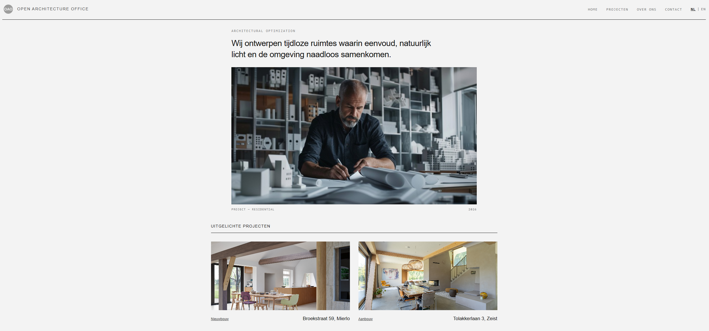 OAO — Open Architecture Office